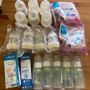Lots of New MAM Dr. Brown's baby bottles